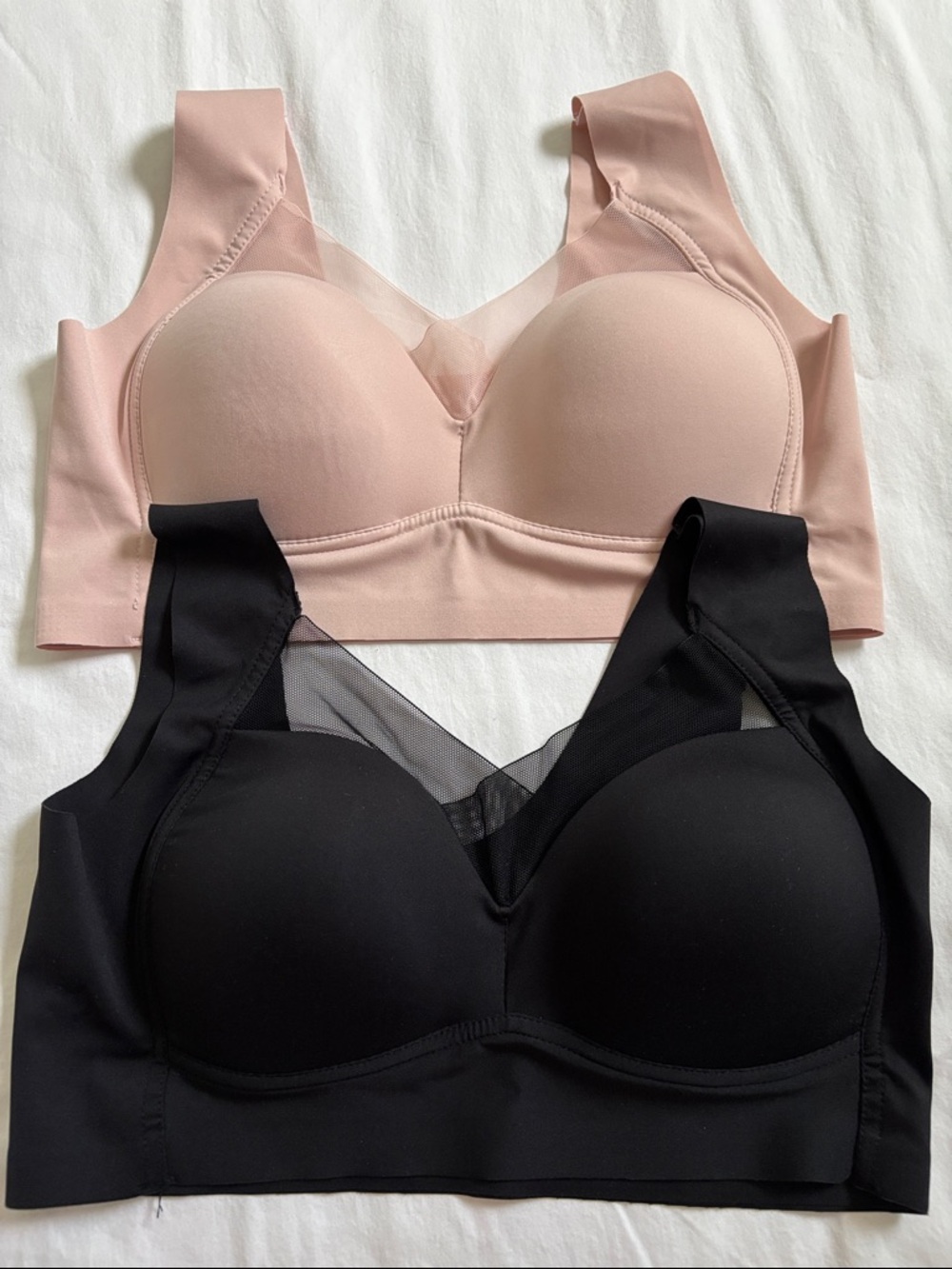 Everyday Support Padded Bras — Blush & Black
